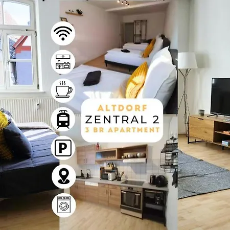 Apartment Altdorf Zentral 2, Stadtnaehe Nbg, 3 Bedroom 9 Pers *